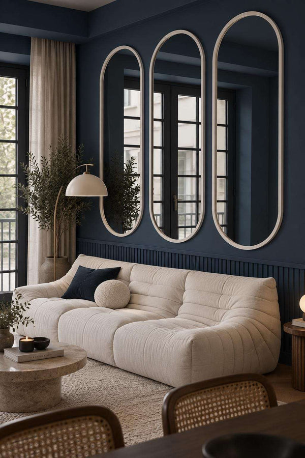 Oval Feature Accent Wall Molding Panels
