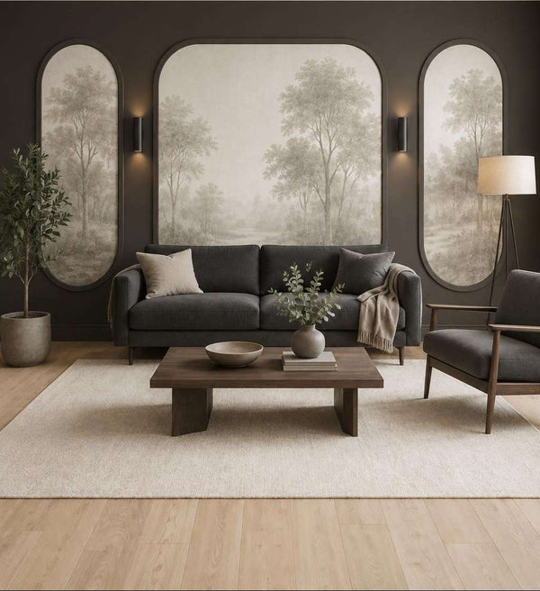Rounded Corner Picture Frame Wall Molding Set