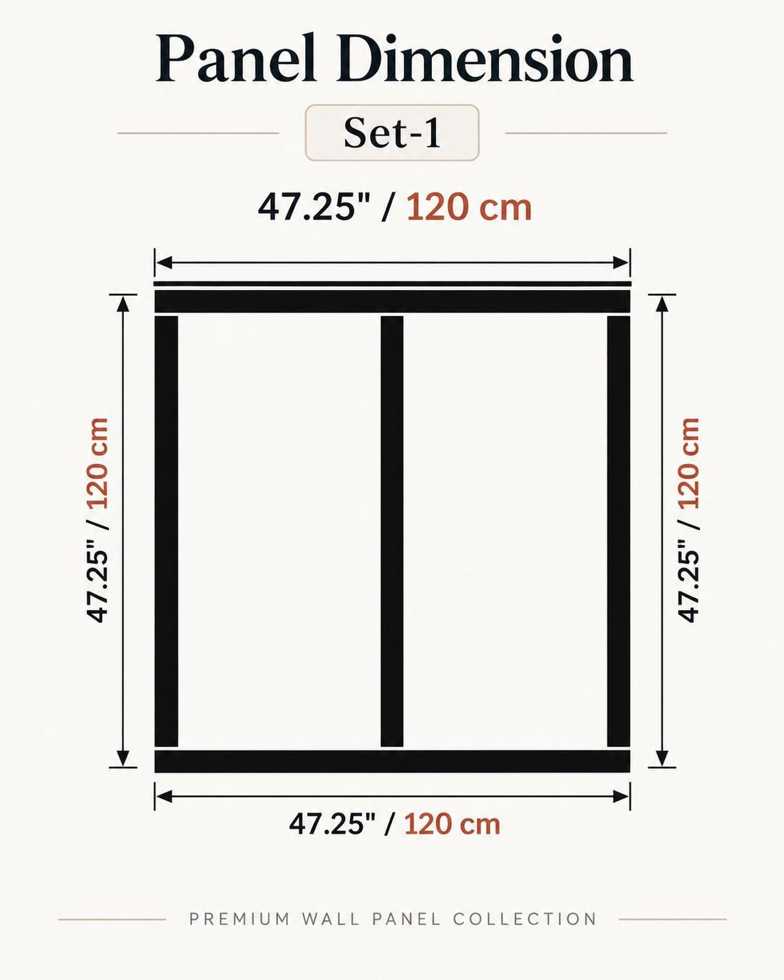 Accent wall DIY with self-adhesive board and batten grid molding