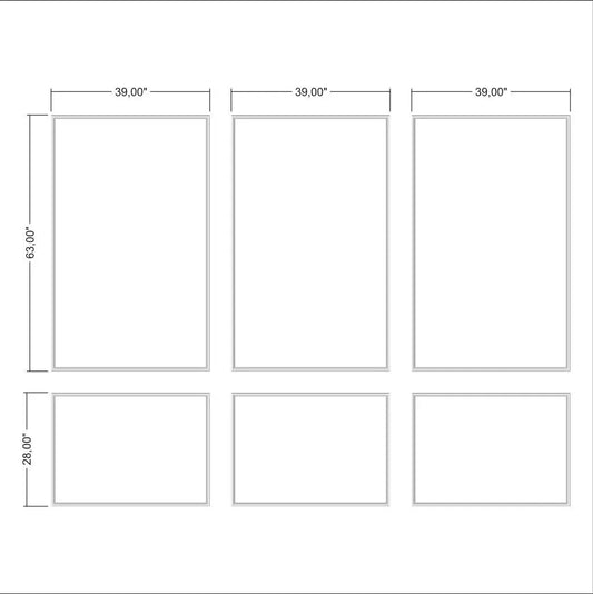 Wall molding calculator result as a pre-cut picture frame molding kit