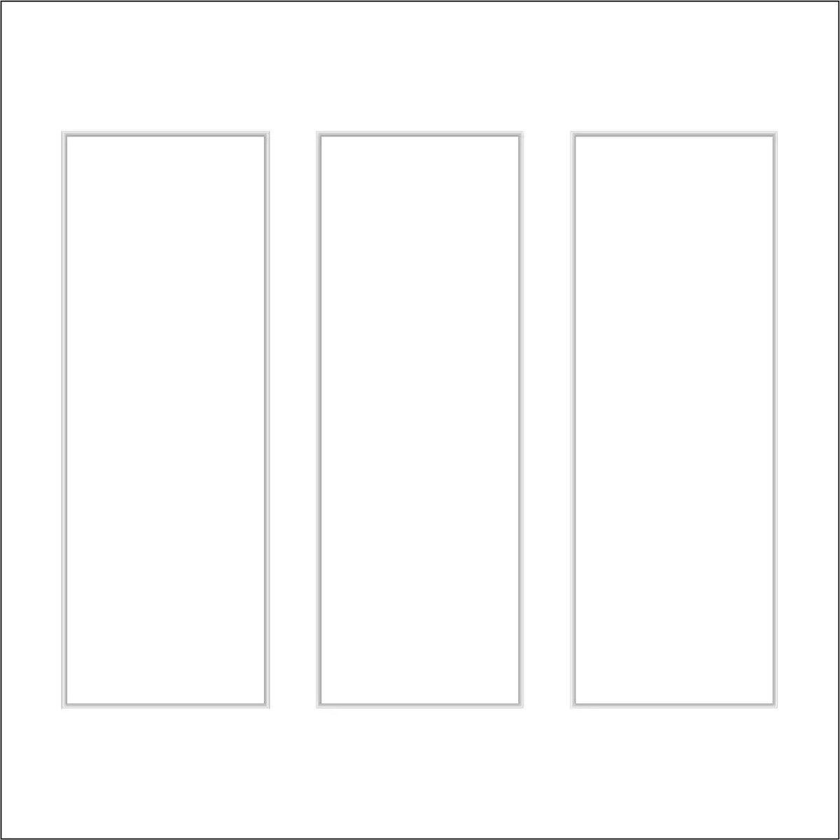 Accent Wall Molding Kit numbered piece assembly diagram