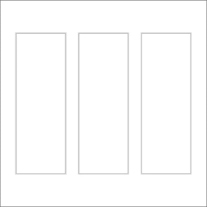 Accent Wall Molding Kit numbered piece assembly diagram