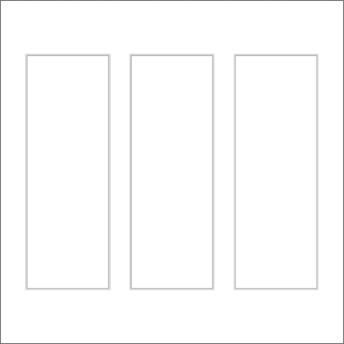 Peel and Stick Wall Panels numbered piece assembly diagram