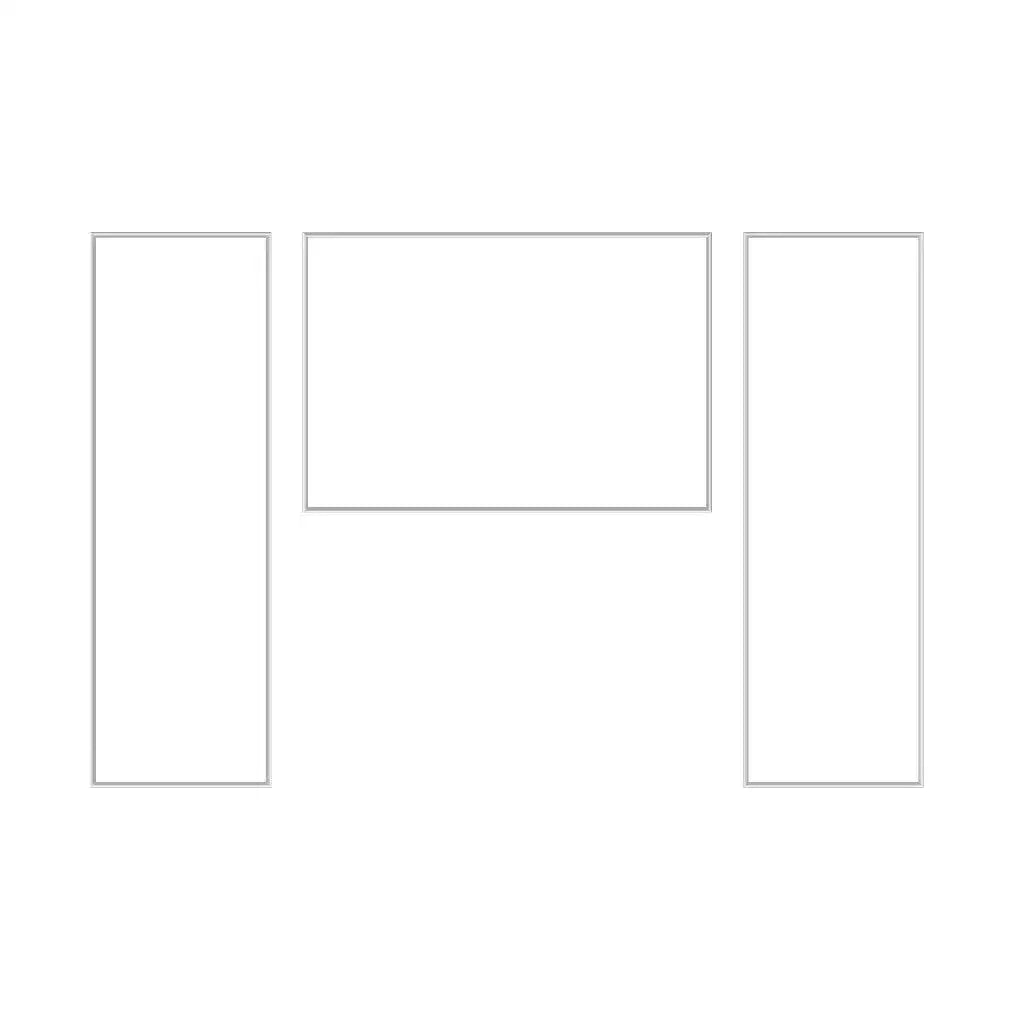 Bedroom Headboard Accent Wall frame outline layout