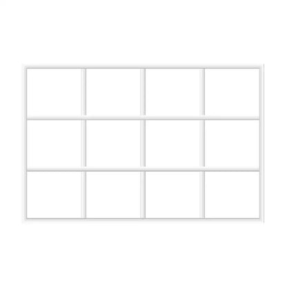 Board and Batten Accent Wall Covering layout drawing with frame dimensions