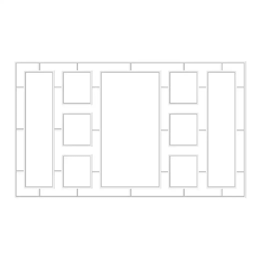 Shadow Box Molding Kit numbered piece assembly diagram