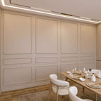 French Peel and Stick Wall Molding Kit, 4 Upper, 4 Middle, and 4 Bottom Frames | Easy Installation