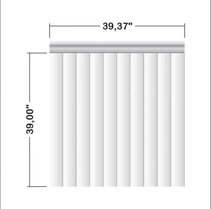Half Wall Paneling Package numbered piece assembly diagram