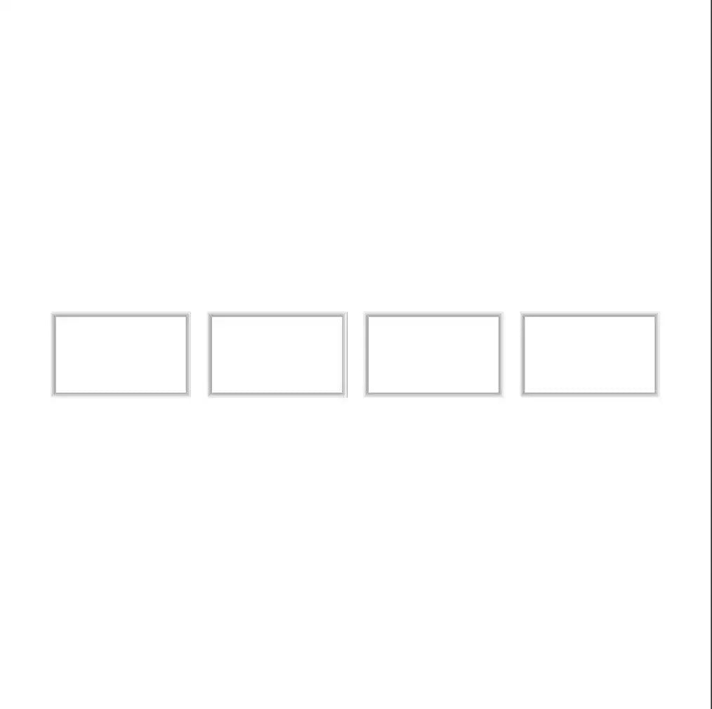 Half Wall Paneling Kit frame outline layout