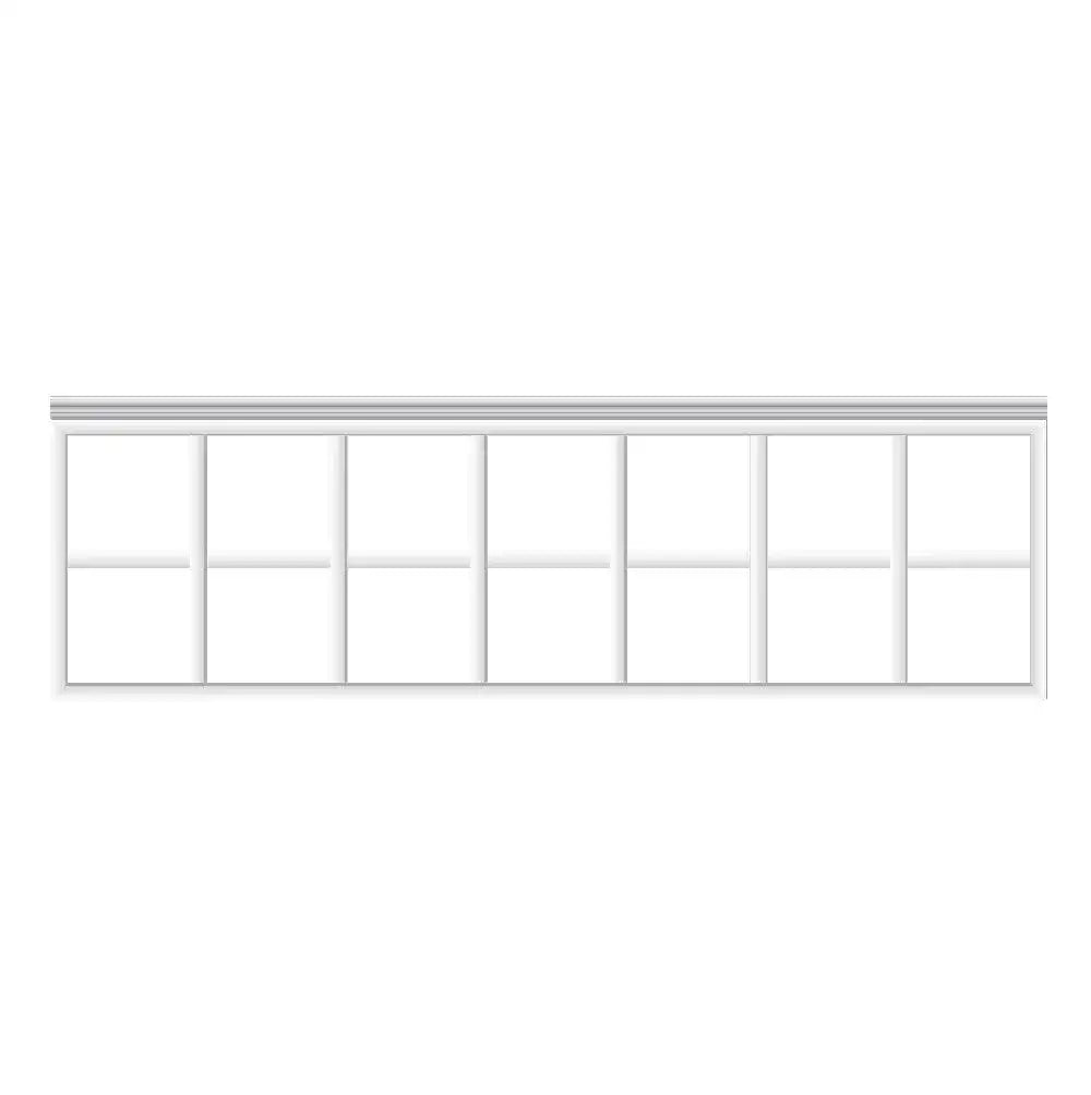 Half Wall Picture Frame Molding Kit layout drawing with frame dimensions