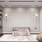 Nested Frame Nursery Wall Molding Kit, Ready to Assemble | 3 Upper & 3 Bottom Nested Frames