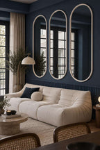 Oval Feature Accent Wall Molding Panels | Pre-Cut MDF Medium & Large