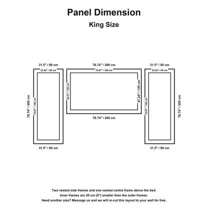Peel and Stick Board and Batten Trim Set panel dimension guide