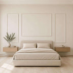 Modern Wall Trim Kit for Bedroom & Headboard Design, 3 Frames | Factory Primed for Easy Installation