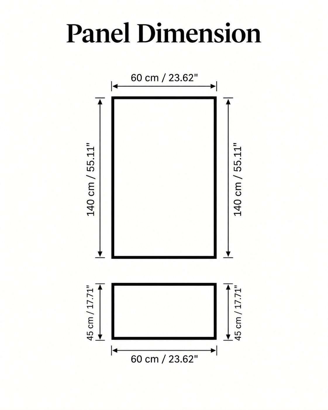 Picture Frame Wall Molding Package dimensions and package contents
