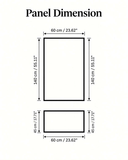 Picture Frame Wall Molding Package dimensions and package contents