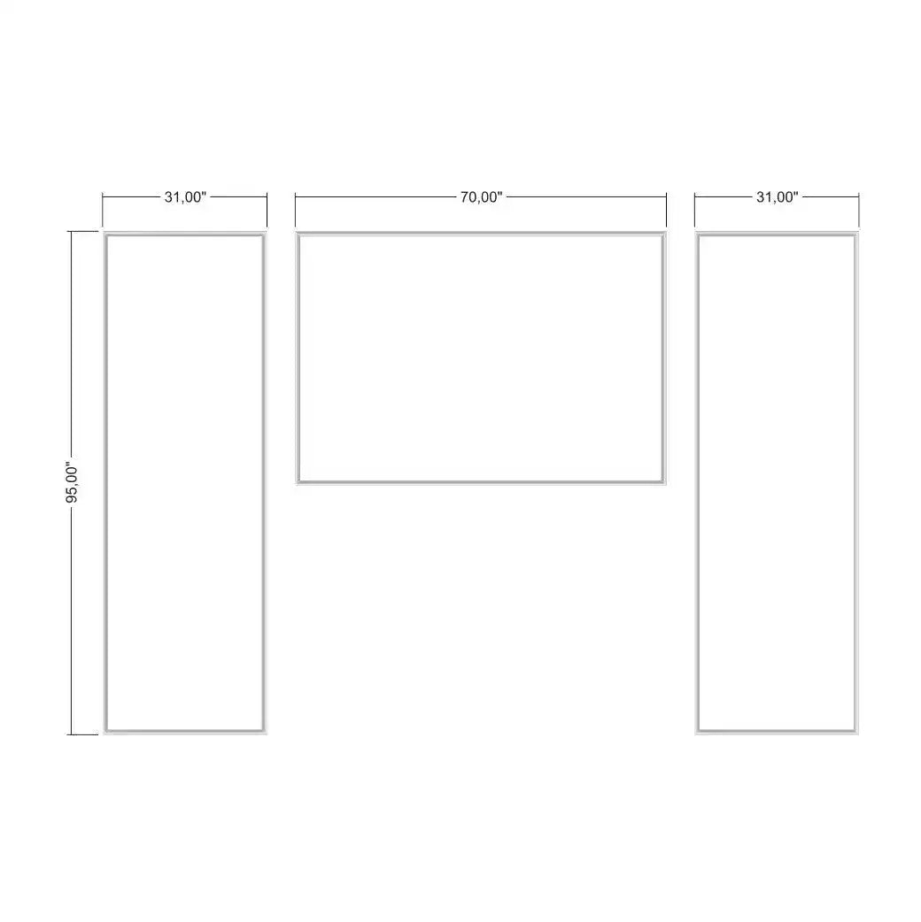 Renter Friendly Peel and Stick Wall Panels numbered piece assembly diagram