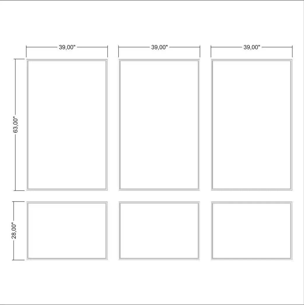 Box Molding Wall Kit numbered piece assembly diagram