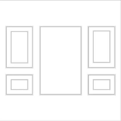 Shadow Box Molding Kit frame outline layout