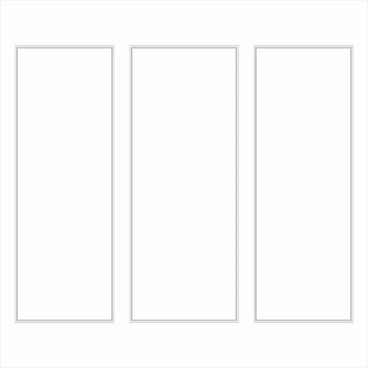 Wainscoting Wall Molding Kit frame outline layout