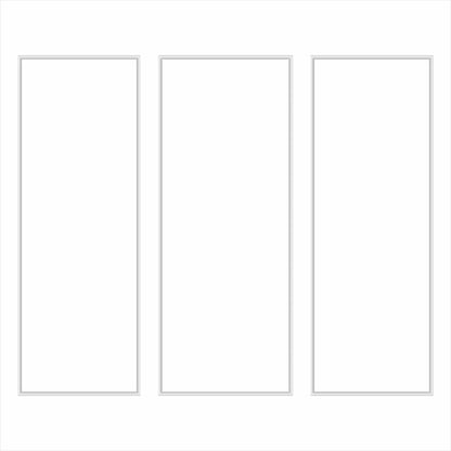 Wainscoting Wall Molding Kit frame outline layout
