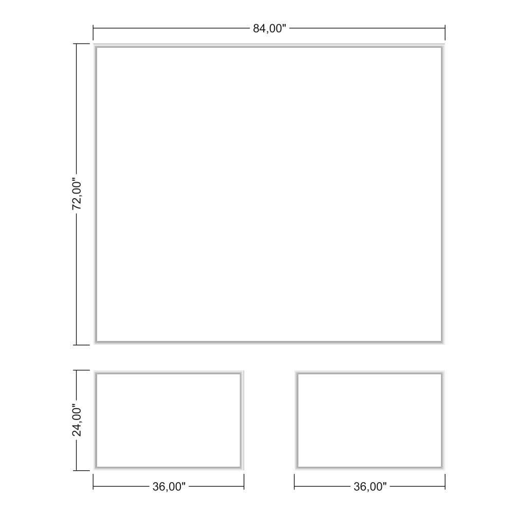 Wainscoting Panels numbered piece assembly diagram